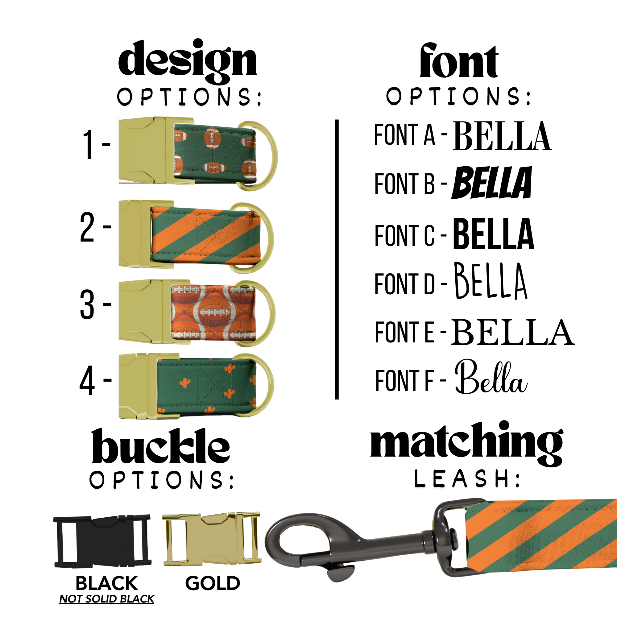 All-Star Game Day Dog Collar – Personalized Football Pup Gear Sunday Football Pet Tag