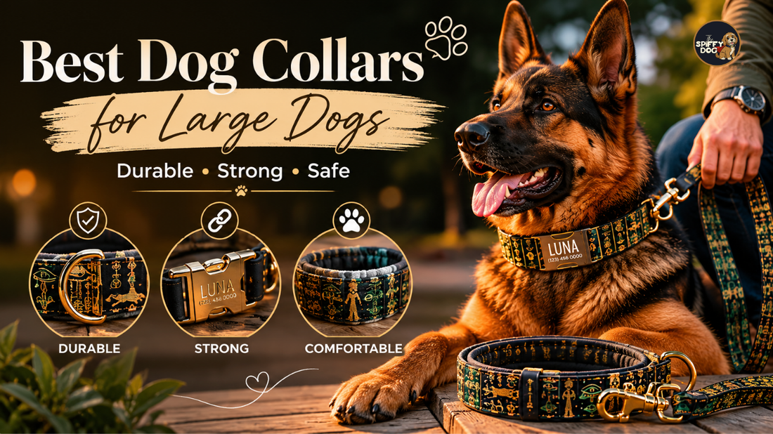 Best Dog Collars for Large Dogs (Durable & Safe Options)