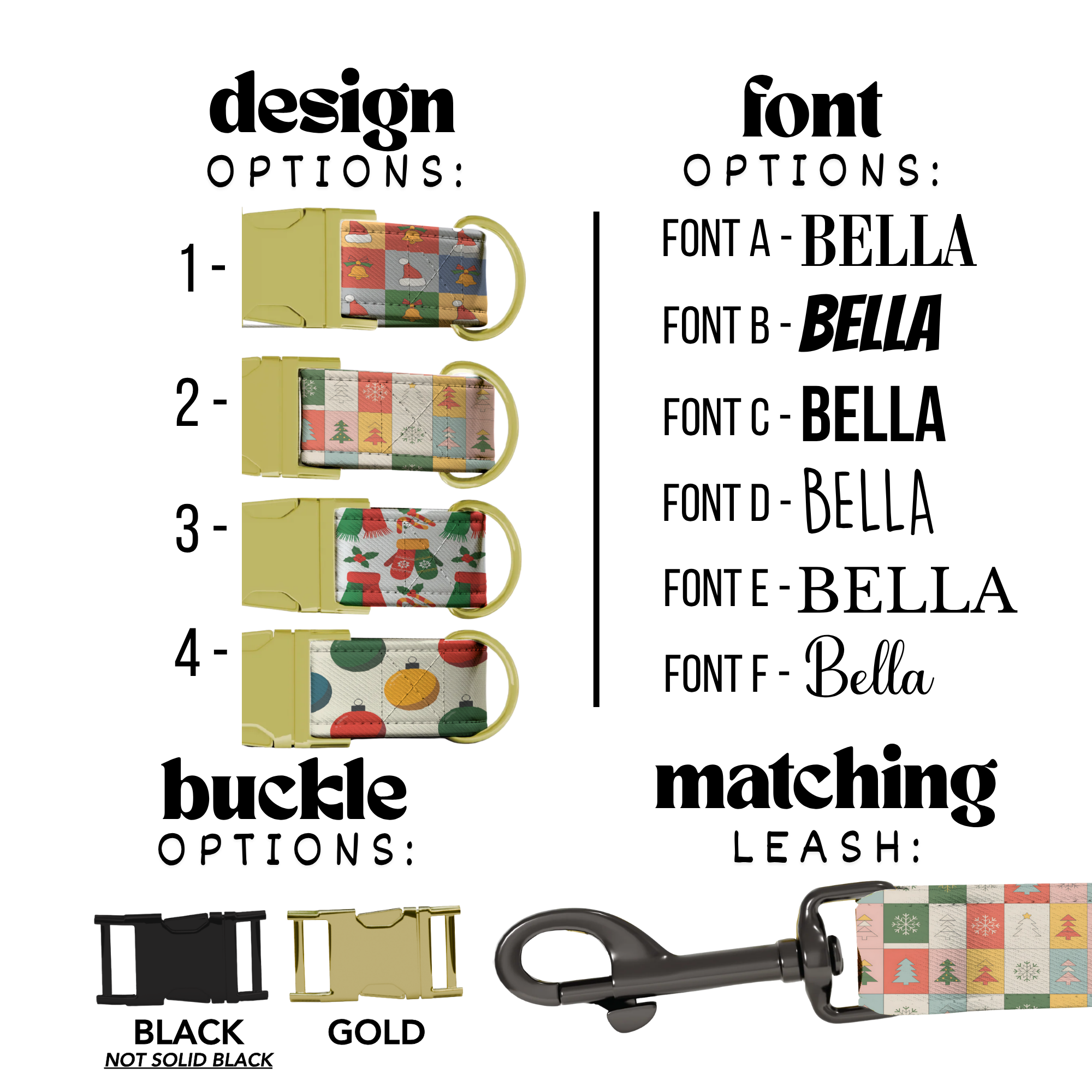 Christmas Patchwork Dog Collar Holiday Pattern Personalized Name Collar Custom Pet ID Collar Festive Puppy Winter Dog Accessory