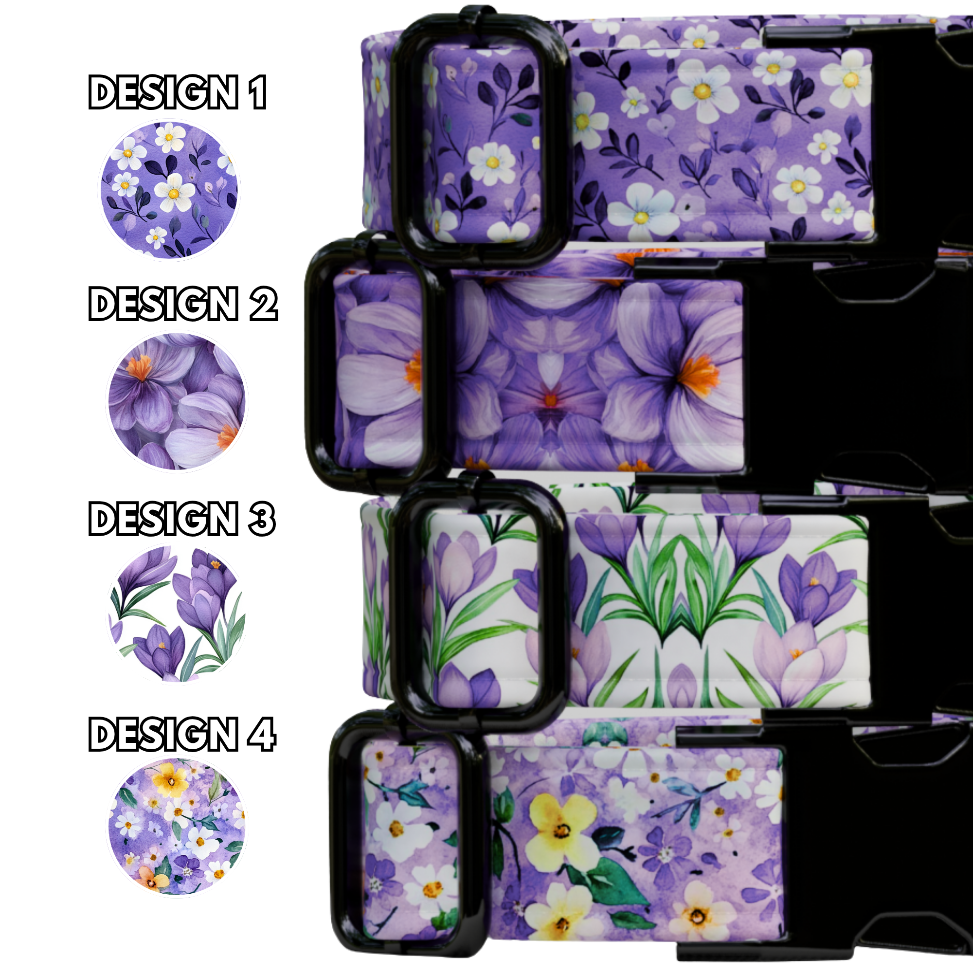 Purple Wildflower Personalized Dog Collar and Leash Handmade Lavender Pet Collar Custom Dog Accessories Small Medium Large Dogs