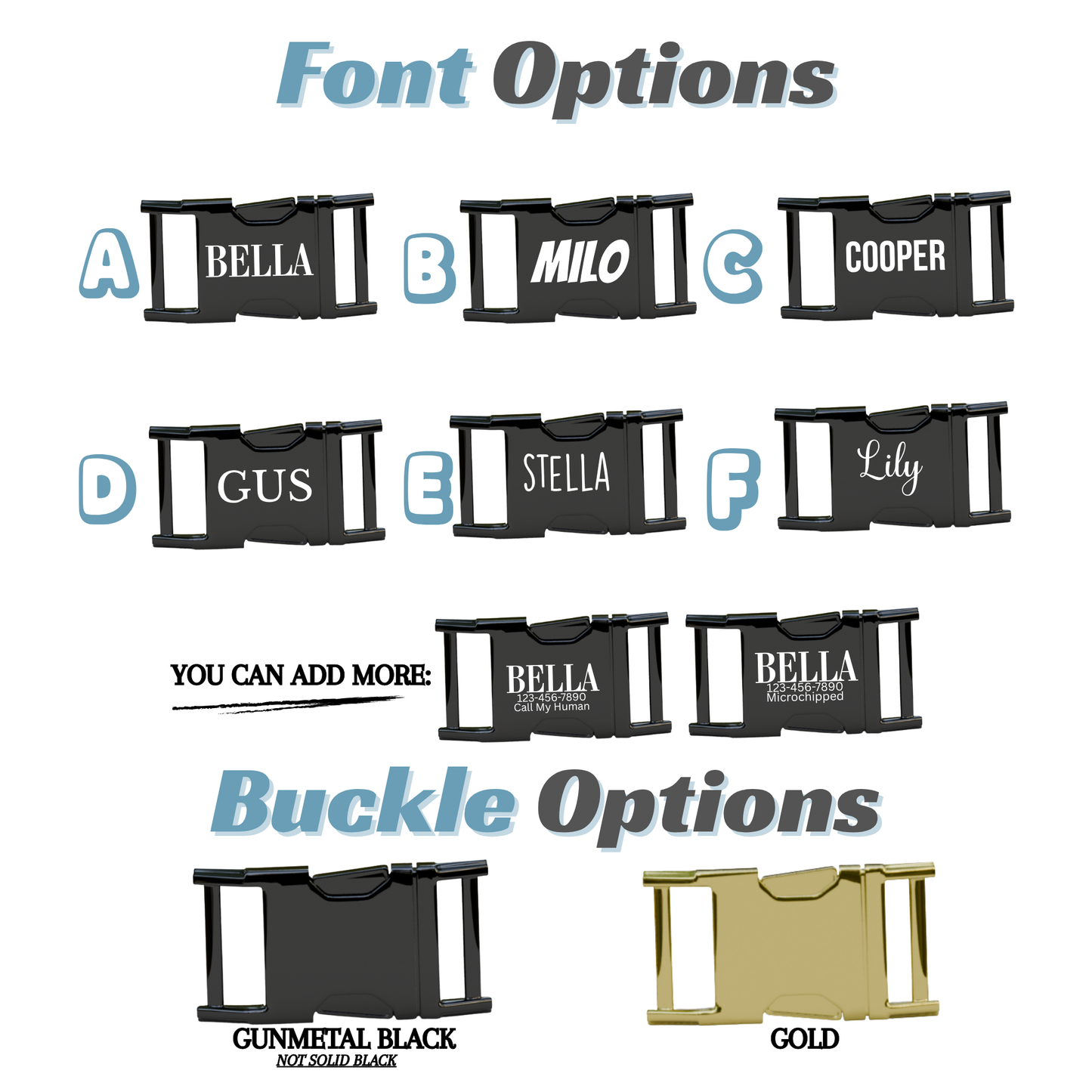 Striped Pattern Personalized Dog Collars & Leash Set, Custom Dog Collar with Name Engraved (OG-512)