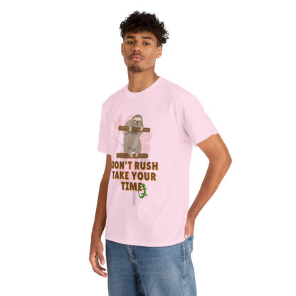 Dont Rush Take Your Time T-Shirt Koala and Floral Designed Tees  Relaxed and Charming Apparel | Adorable koala illustration tee
