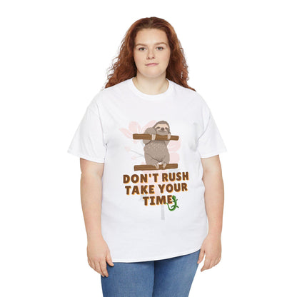 Dont Rush Take Your Time T-Shirt Koala and Floral Designed Tees  Relaxed and Charming Apparel | Adorable koala illustration tee