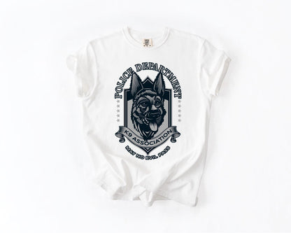 K9 Association Dog T-Shirt, Comfort Colors, Police Dog Lover Shirt, Pet Owners, Gift for K9 Lovers, Pet Tee, Dog Lover, Dog Shirt, Pet Lover