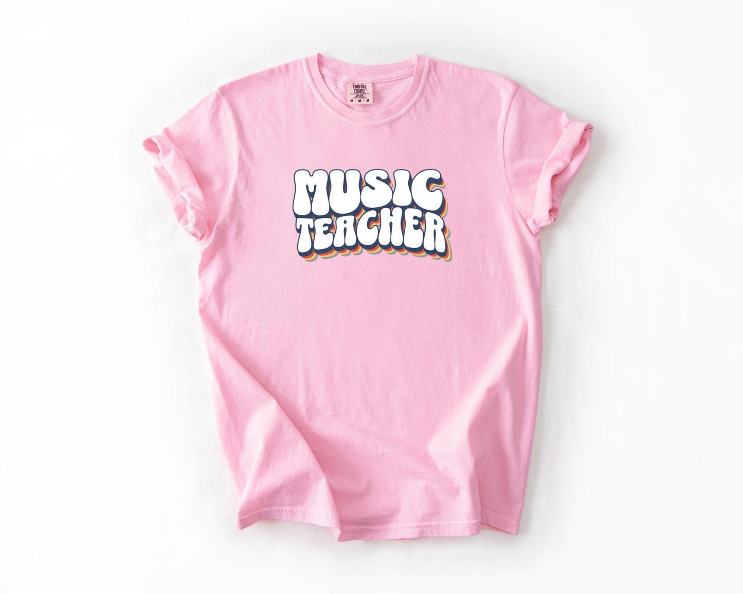 Music Teacher T-Shirt, Comfort Colors, Gift for Educators, Classroom Apparel, Teacher Appreciation Shirt, Subject Teacher, Casual Wear