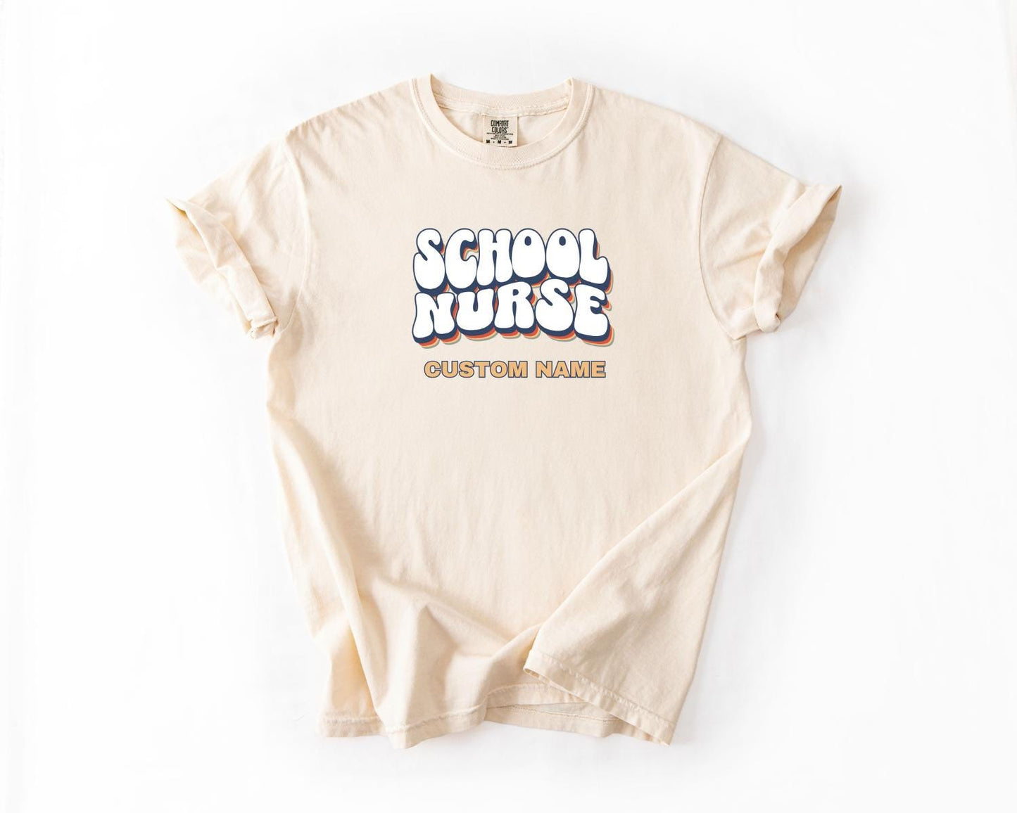 School Nurse T-Shirt, Comfort Colors,  Custom Teacher Shirt, Gift for Nurses, Nurse Shirt, School Nurse Appreciation, Back to School Style
