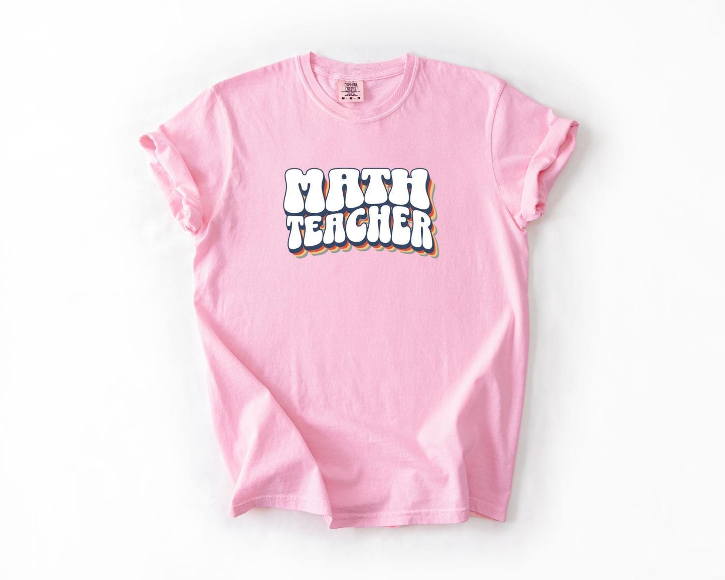 Math Teacher T-Shirt, Comfort Colors, Perfect for Educators, Teacher Appreciation, Math Enthusiasts, Subject Teacher, Everyday Casual Wear