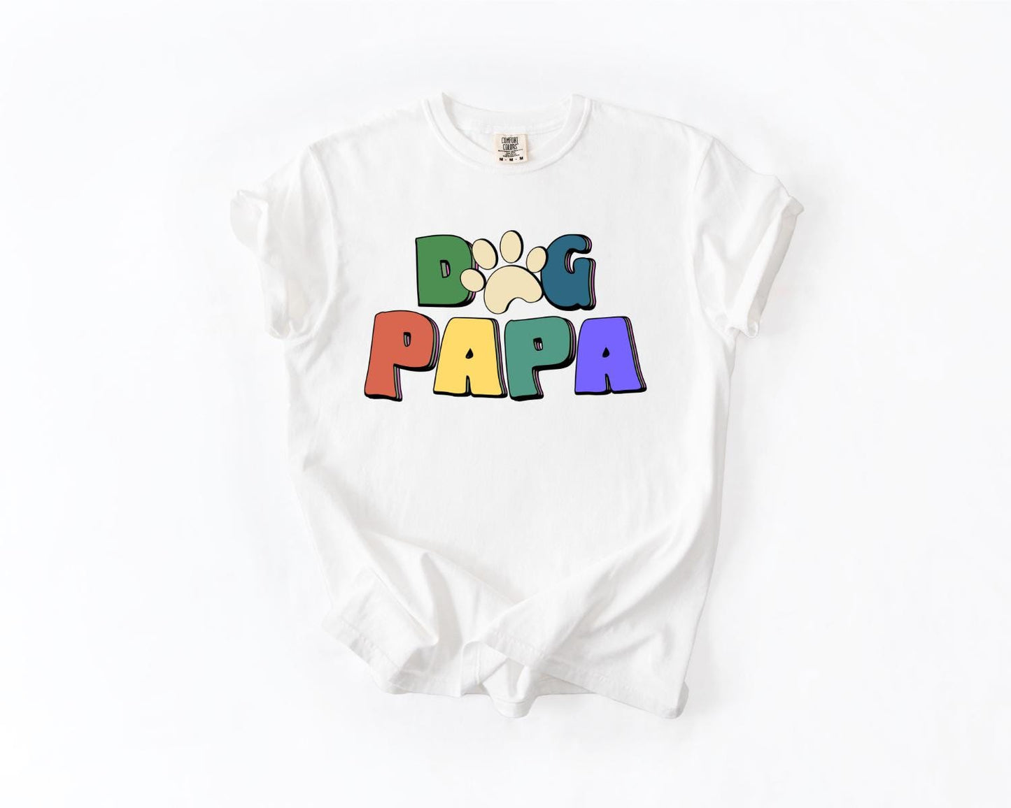 Dog Papa T-Shirt, Comfort Colors, Dog Papa Gift, Dog Papa T shirt, Dog Lover Gift, Pet Lover T-Shirt, Dog Grandpa Shirt