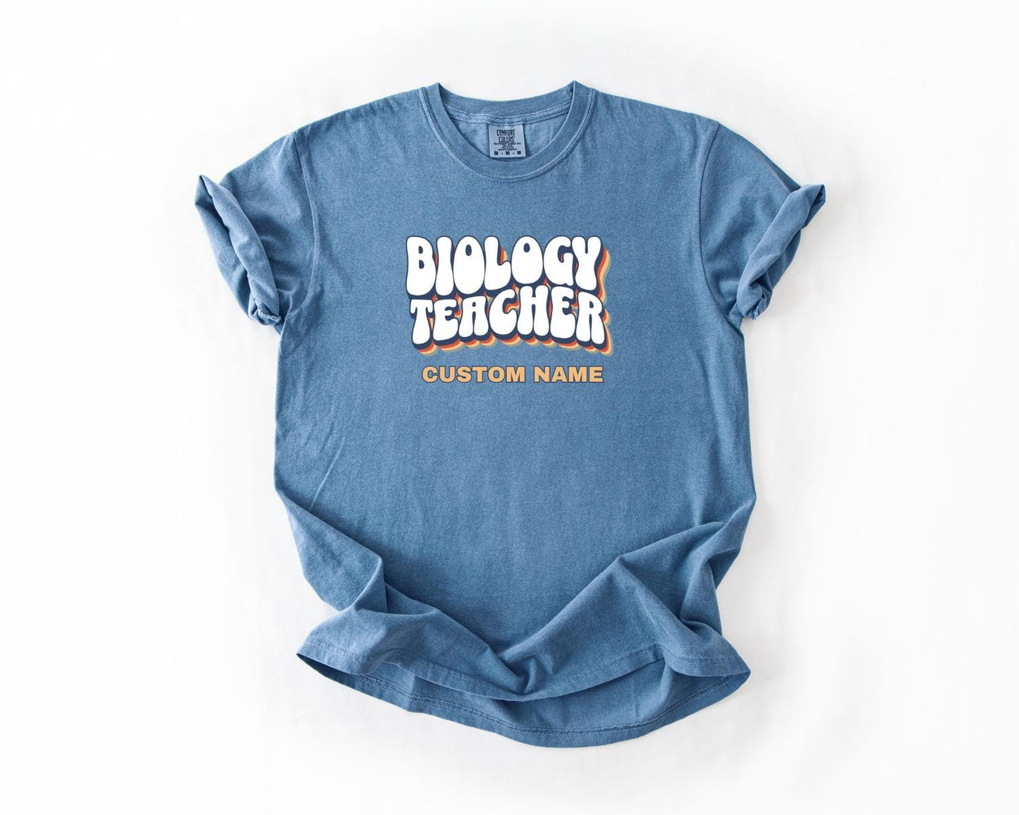 Biology Teacher T-Shirt, Comfort Colors, Custom Teacher Shirt, Cute Teacher Shirt, Education Gift, Teacher Appreciation, Classroom Outfit