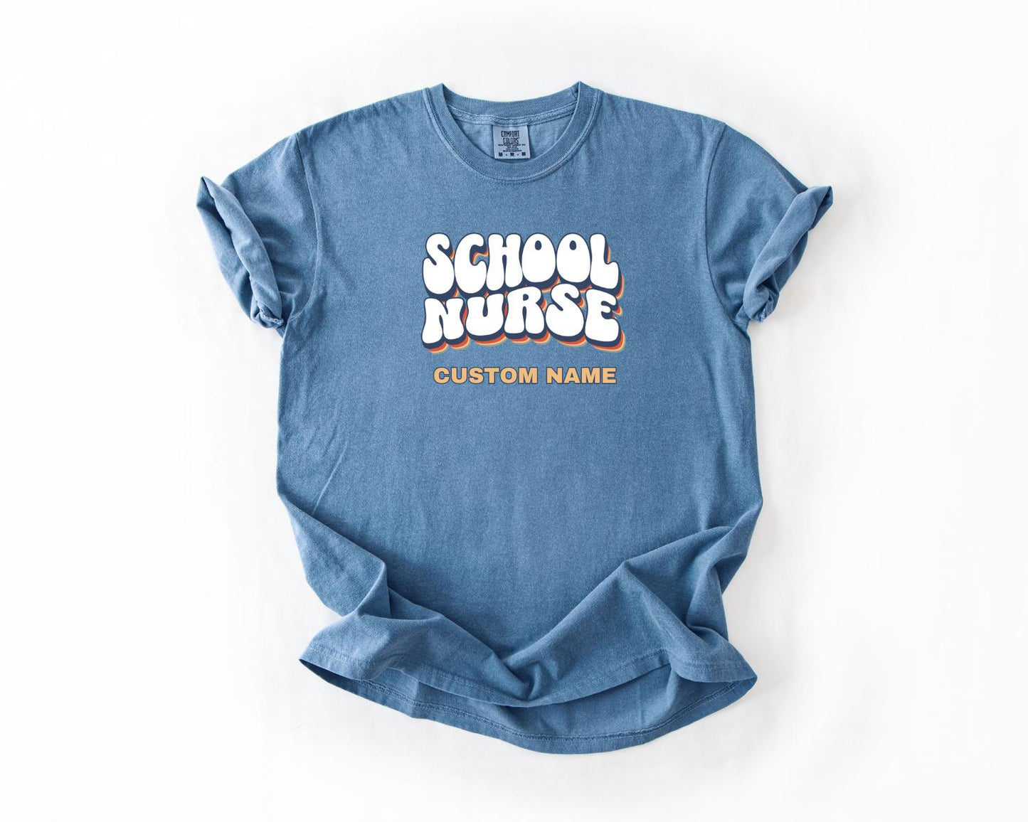 School Nurse T-Shirt, Comfort Colors,  Custom Teacher Shirt, Gift for Nurses, Nurse Shirt, School Nurse Appreciation, Back to School Style