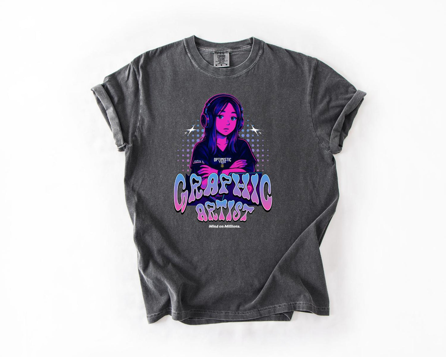 Graphic Artist T-Shirt, Comfort Colors, Creative Gift for Artists Tee for Graphic Designers Funky Graphic Tee Art Lover Apparel Creative Tee