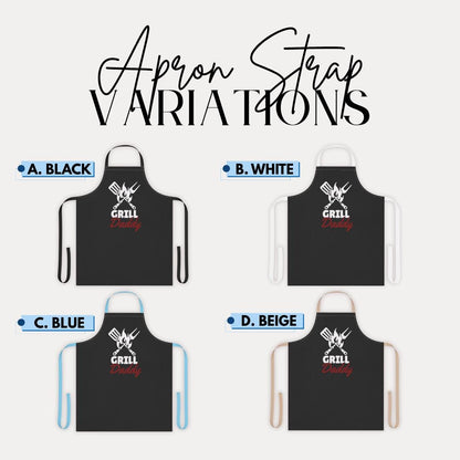 Personalized Grill Daddy Apron Custom Dad or Grandpa Gift for Dad or Grandpa Father's Day Gift Unique BBQ Apron Grilling Apparel Apron Gift