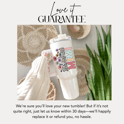Personalized Mimi 40oz Tumbler with Straw Blessed to be called "MIMI" Gift for Grandma Mimi Travel Cup Gift for Mimi Tumbler for Mimi Mug