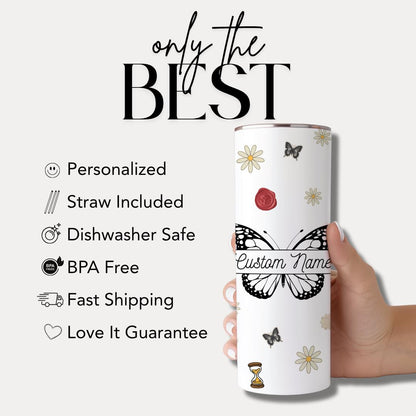 Personalized Just One More Chapter Tumbler Custom Mug for Book Lover Readers Teachers Tumbler Gift for Her Reader Aesthetic Cup Everyday Cup