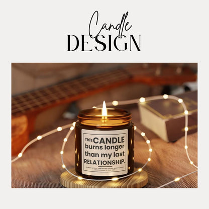 Funny Scented Soy Candle, Breakup Gift, Aromatherapy Home Decor