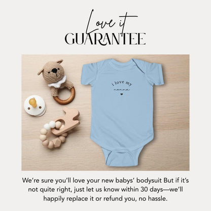 I Love My Nonna Infant Fine Jersey Bodysuit Sweet Infant Onesie for Baby Girl or Boy Nonna Gift Idea Nonna Present Grandbaby Onesie Gift