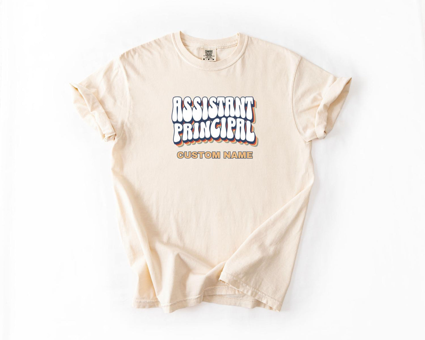 Assistant Principal T-Shirt, Comfort Colors, Custom Teacher Shirt, Cute Teacher Gift, Back to School Tee, Classroom Apparel, Teacher Shirt