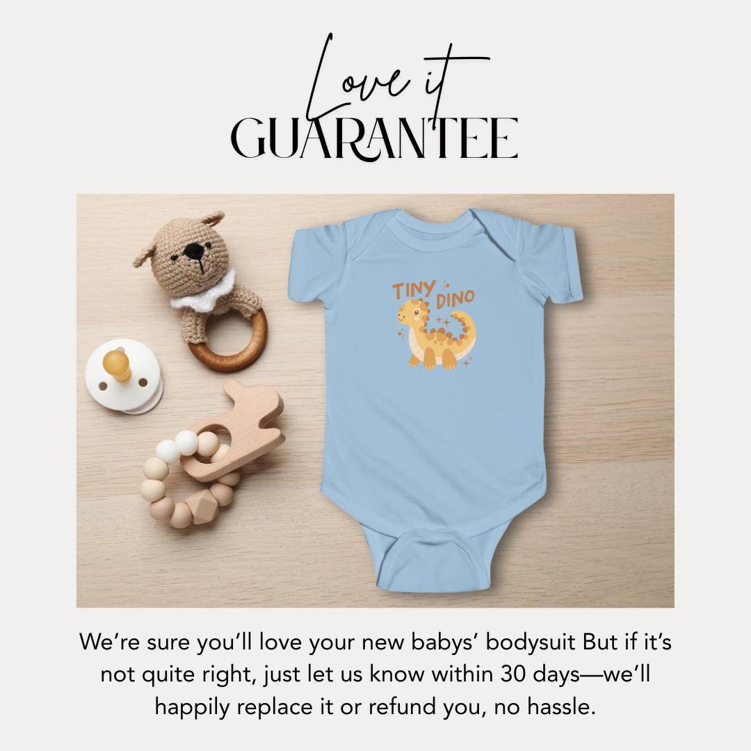 Tiny Dino Infant Fine Jersey Bodysuit Cute Baby Clothes Newborn Gift Toddler Outfit Dinosaur Theme Baby Shower Present Dino Newborn Clothes