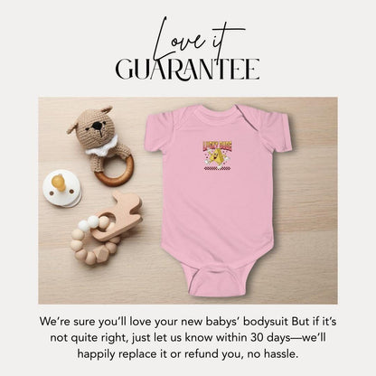 Lucky Dude Infant Fine Jersey Bodysuit Cute & Comfy Baby Shower Gift Idea Retro Bodysuit for Newborns Baby Outfit Adorable Baby Clothes