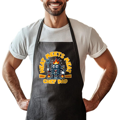Creative Chef Apron for Dad Fun Cooking Gift Funny Gift for Grilling Gift for Husband Father's Day Gift Grill Goals Apron Chef Apron for Men