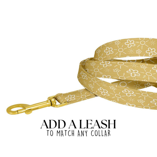 5-Feet 60 inches Matching Dog Leash Printed Leash for Dog Cute Patterns Add-On Stylish Accessory for Matching Collar Leash Only (OG 72-87)