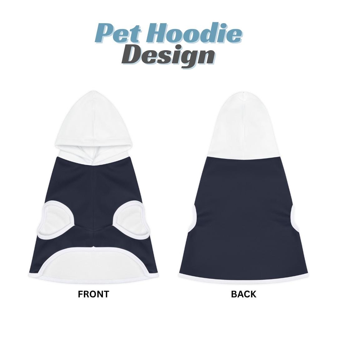 Personalized Pet Hoodie Custom Dog and Cat Hoodie With Name Soft Polyester Multiple Hoodie Color Options Perfect Custom Hoodie Gift for Pets