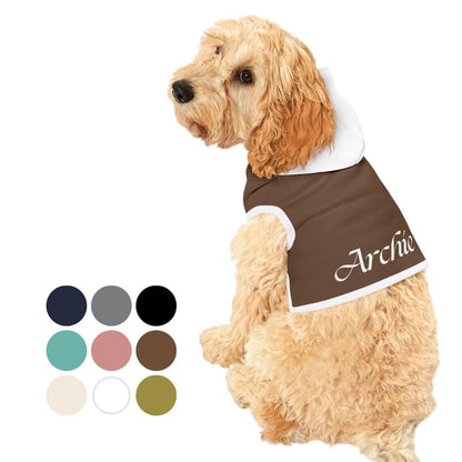 Personalized Pet Hoodie Custom Dog and Cat Hoodie With Name Soft Polyester Multiple Hoodie Color Options Perfect Custom Hoodie Gift for Pets
