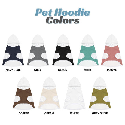 Personalized Pet Hoodie Custom Dog and Cat Hoodie With Name Soft Polyester Multiple Hoodie Color Options Perfect Custom Hoodie Gift for Pets
