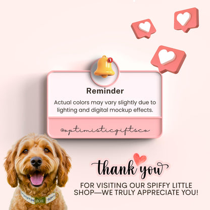 Valentine Hearts Personalized Dog Collar  Unqiue, Stylish & Made with Love (OG-407)